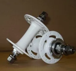 Novatec Bahnvorderradnabe Weiss 32L [10901]