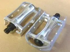 CNC Basic Rennpedale Classic Silber [5107]