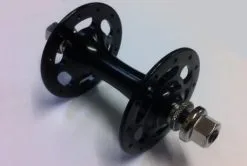 CNC Bahnvorderradnabe SB Schwarz 28L [3000]