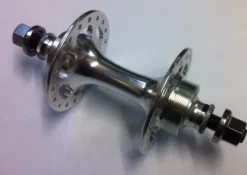 CNC Bahnhinterradnabe SB Fix/Free Silber 24L [12093]