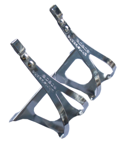 MKS Pedalhaken Mit Öse Für Riemen Verchromt, Grösse XL [11019]