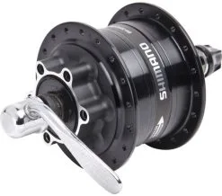 Shimano 6-Loch Disc Nabendynamo DH-3D32-NT 32 Loch Schwarz Inkl. QR [20955]