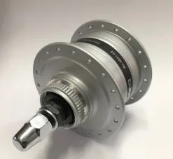 Shimano Disc Nabendynamo DH-3D37 36L Centerlock Silber Mutterntyp [18901]