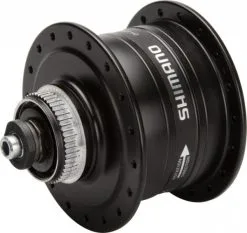 Shimano Disc Nabendynamo DH-3D37 32 Loch Centerlock Schwarz Inkl. QR [13974]
