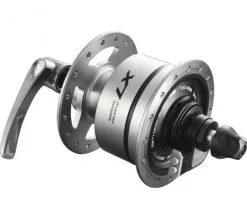 Shimano LX Nabendynamo DH-T670-2N 32 Loch Silbergrau Inkl. QR [18030]