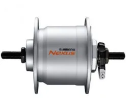 Shimano Nabendynamo DH-C3000-1N 28 Loch Silber Schraubachsen-Typ [21874]