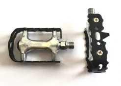 CNC Classic MTB Pedale Silber/schwarz [14802]