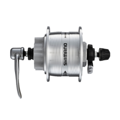 Shimano 6-Loch Disc Nabendynamo DH-3D32-QR 36 Loch Silber [21298]