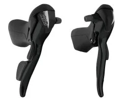 Sunrace STR81 Rennrad Schalt/Bremshebelkombination 2x8-fach Set Schwarz [19412]