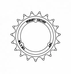 Sturmey Archer C50 1/8" Ritzel 19 Zähne Gekröpft [20586]