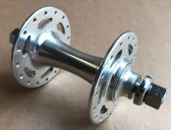 CNC Bahnvorderradnabe Track-One Silber 32L [16742]