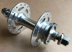 CNC Bahnhinterradnabe Track-One Fix/Free Silber 32L [16743]