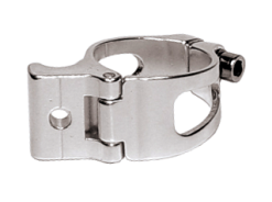 CNC Umwerferschelle Aluminium 34.9mm Silber [11866]