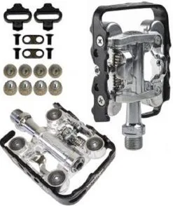 Wellgo WPD-M17C Halb-Klickpedale Schwarz [20236]